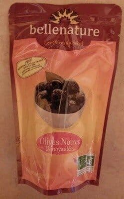 BELLE NATURE Olives noires dénoyautées packshot