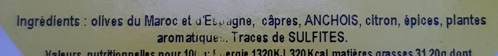 Open Food Facts Tapenade noire packshot