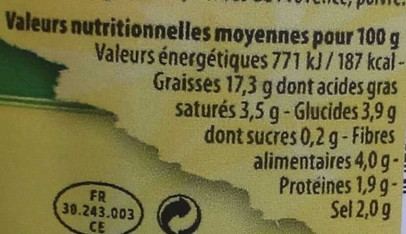 La Boutique Provençale Tapenade verte packshot
