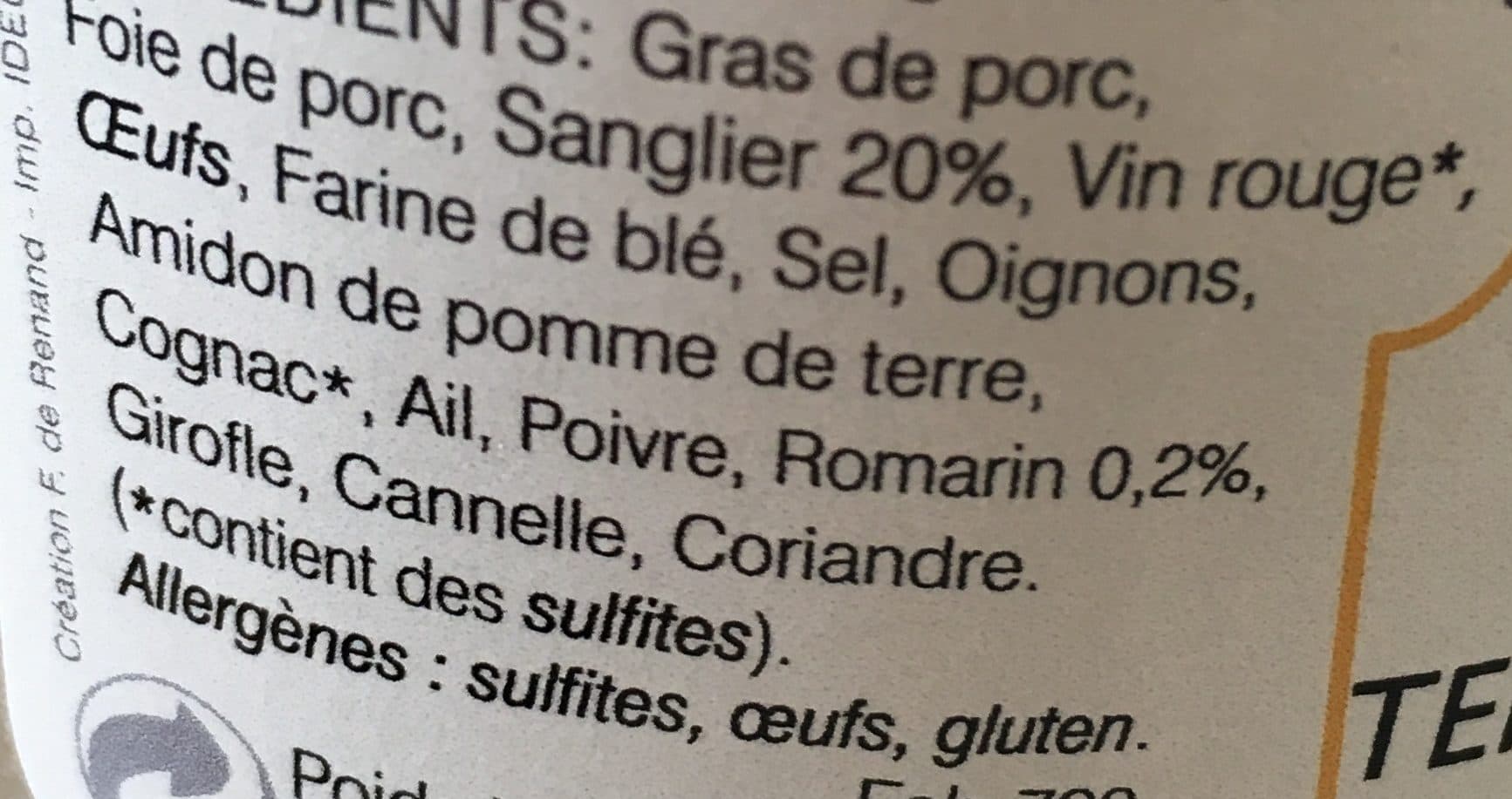 La Boutique Provencale Terrine de Sanglier au Romarin packshot