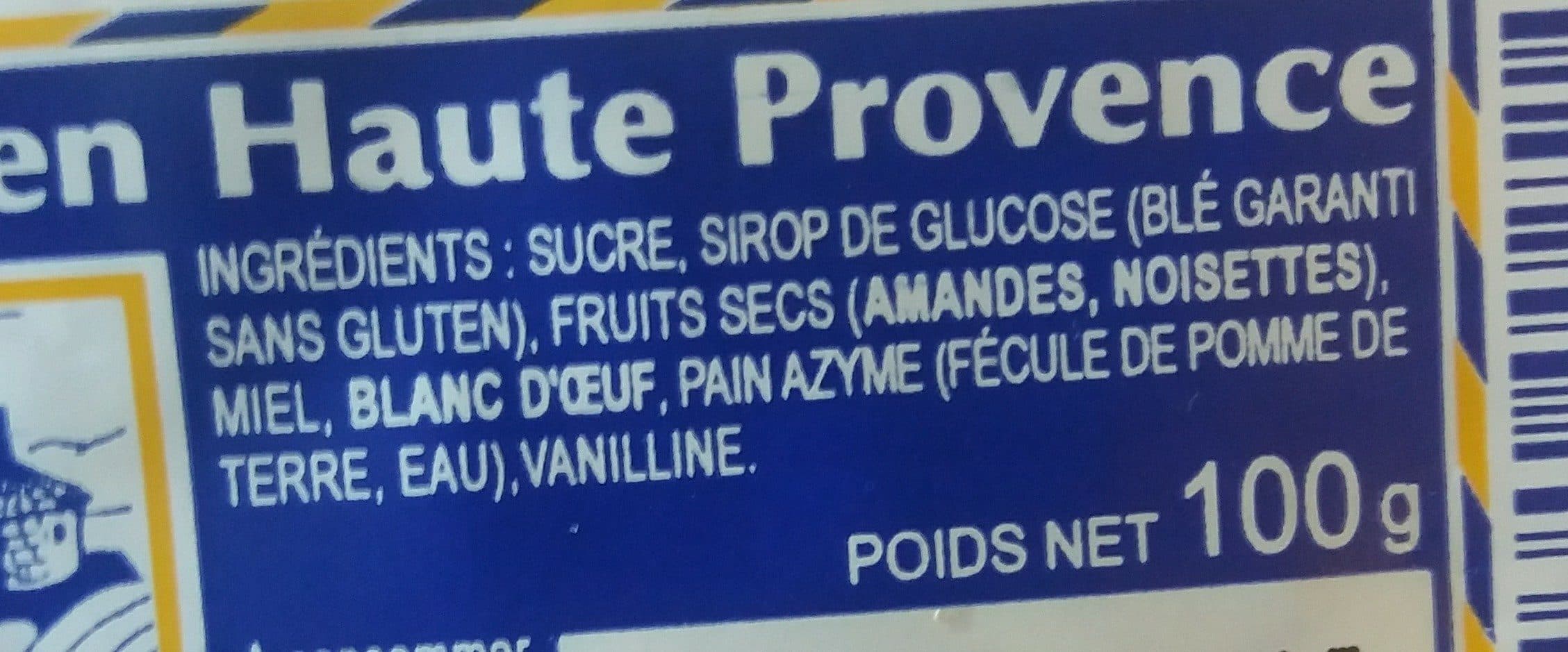 La Boutique Provençale Nougat fabriqué en Haute Provence packshot