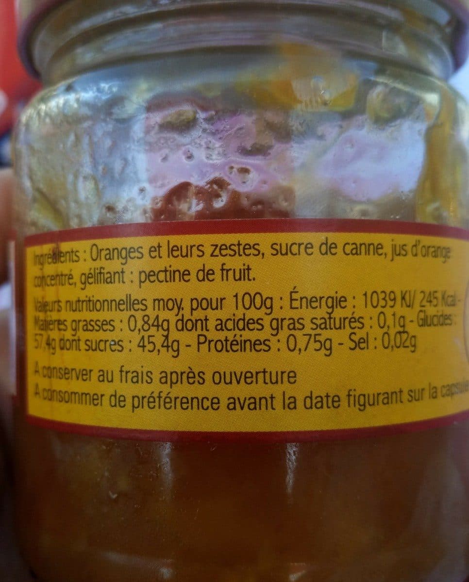 Open Food Facts Confiture orange packshot