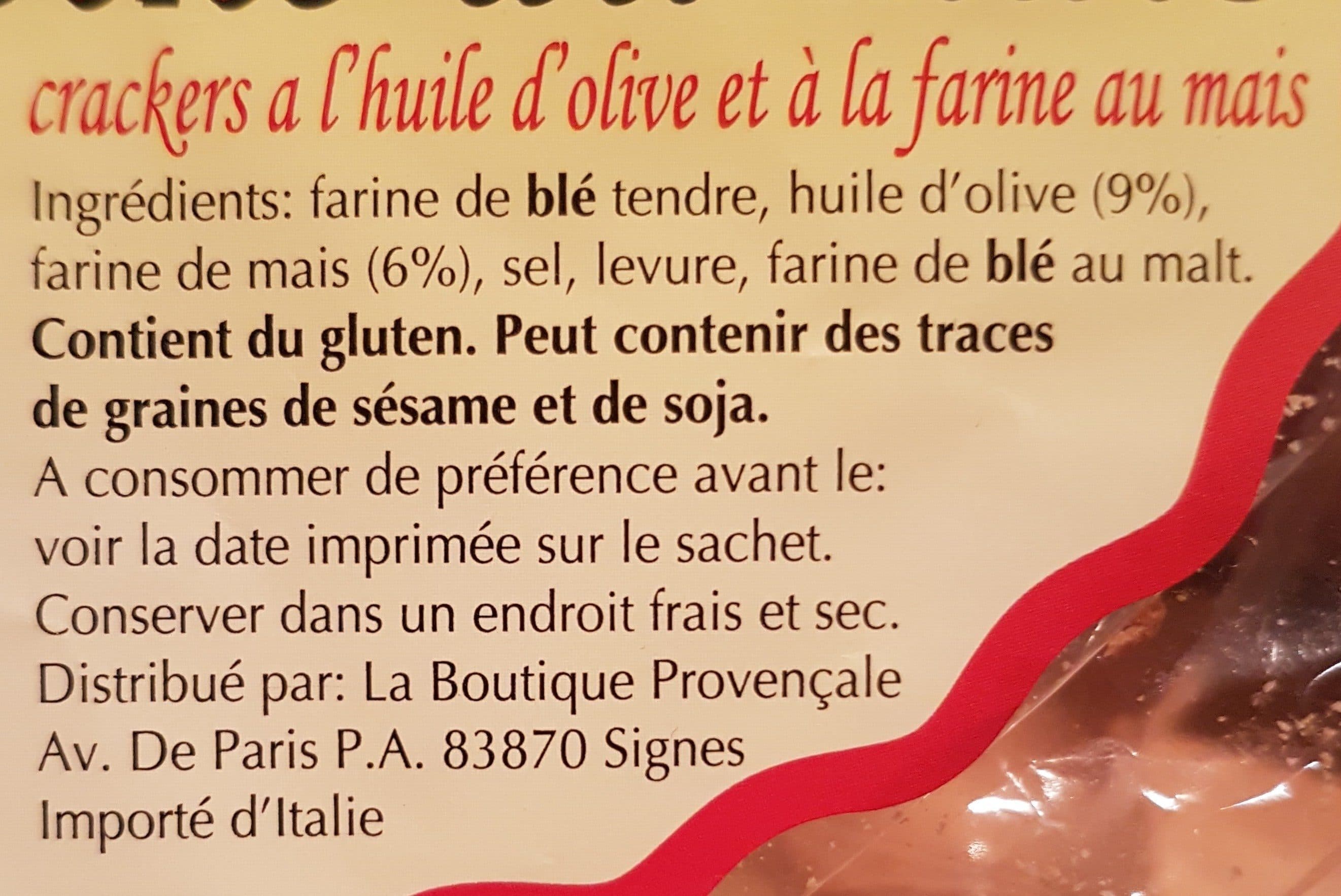 Maison Guy MOTTARD Schiacciatine au maïas packshot