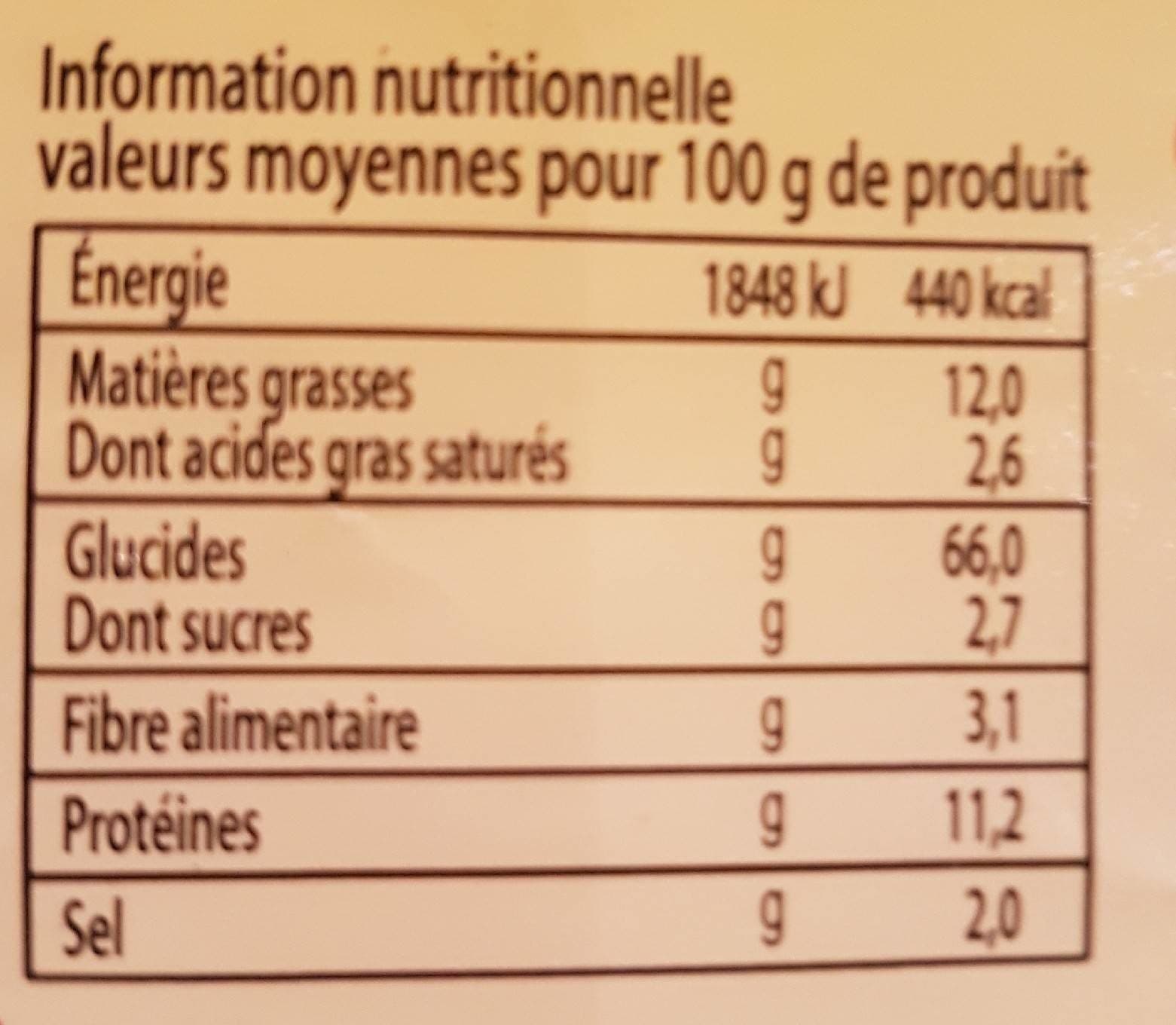 Maison Guy MOTTARD Schiacciatine au maïas packshot