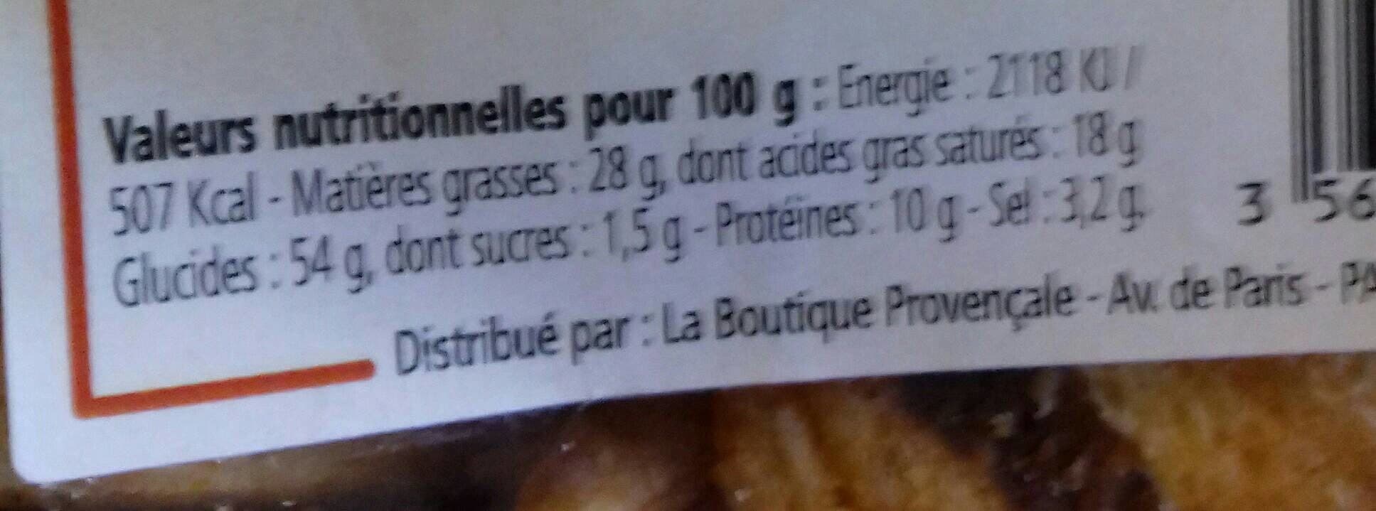 Open Food Facts Palmiers olive pur beurre packshot