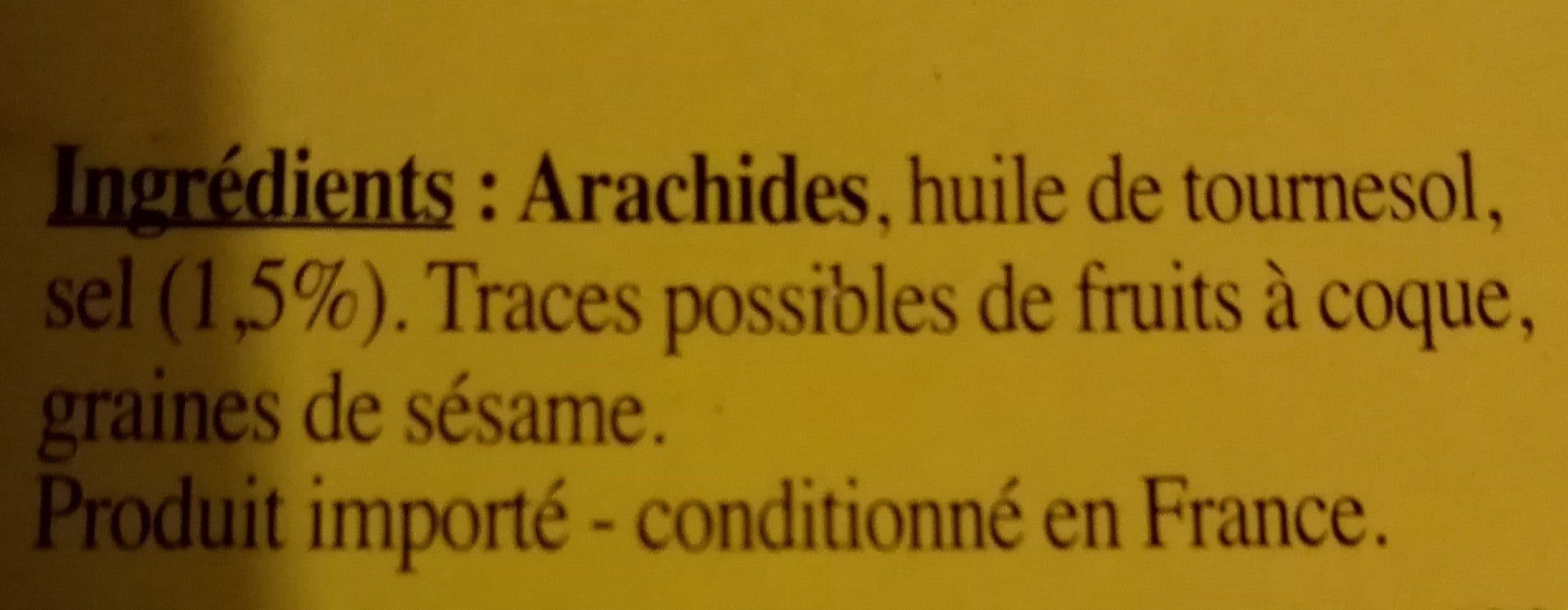 Open Food Facts Cacahuètes de bistrot packshot