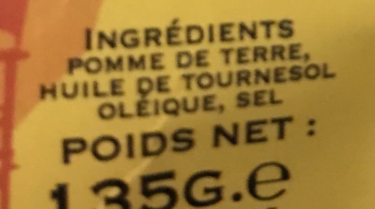 Open Food Facts Chips packshot
