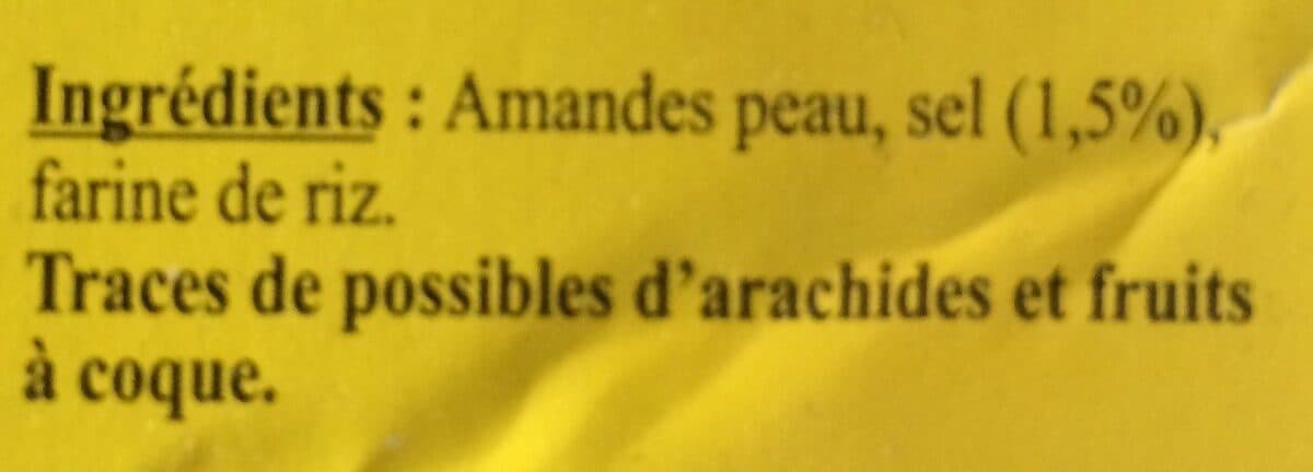 Open Food Facts Amandes avec peau grillées salées packshot