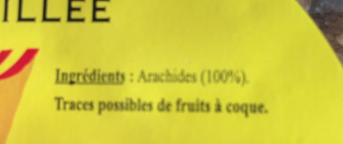 Open Food Facts Arachide coque grillee packshot
