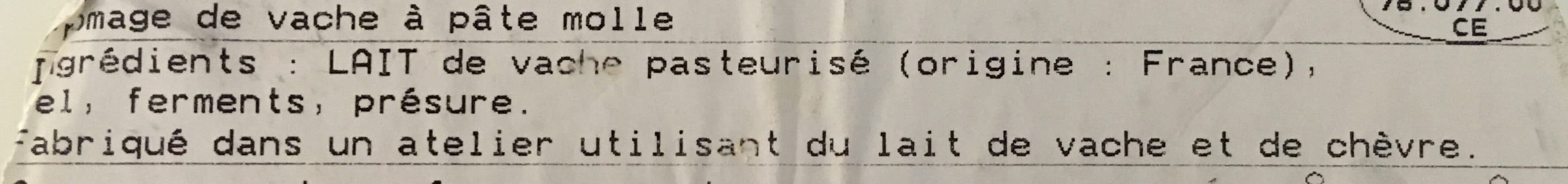 Ferme de la Tremblaye Camembert fermier packshot