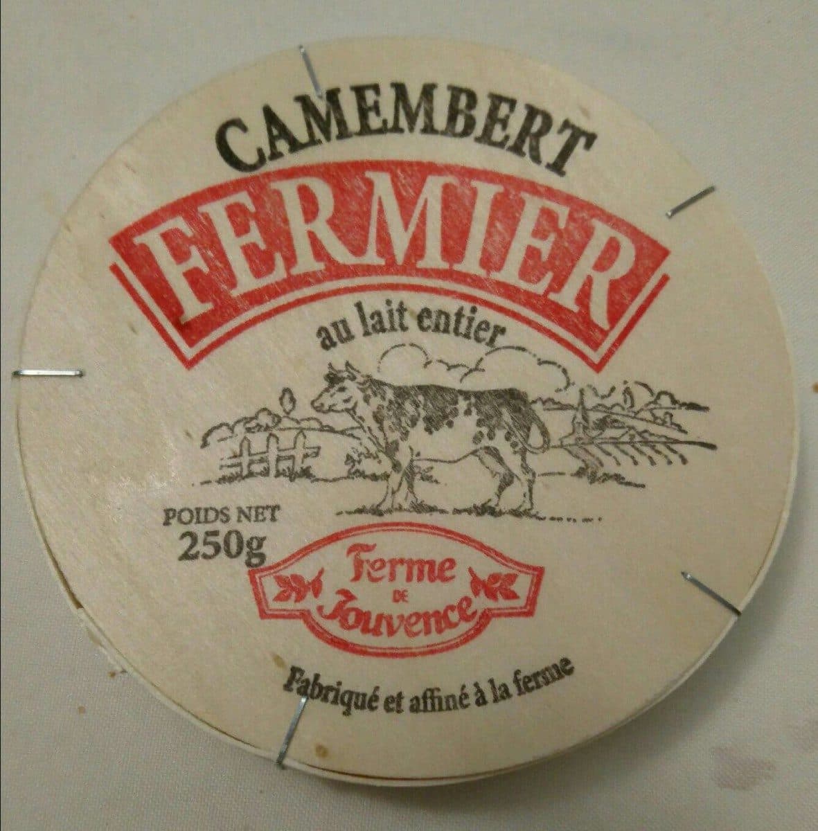 Ferme de Jouvance Camembert fermier au lait entier packshot