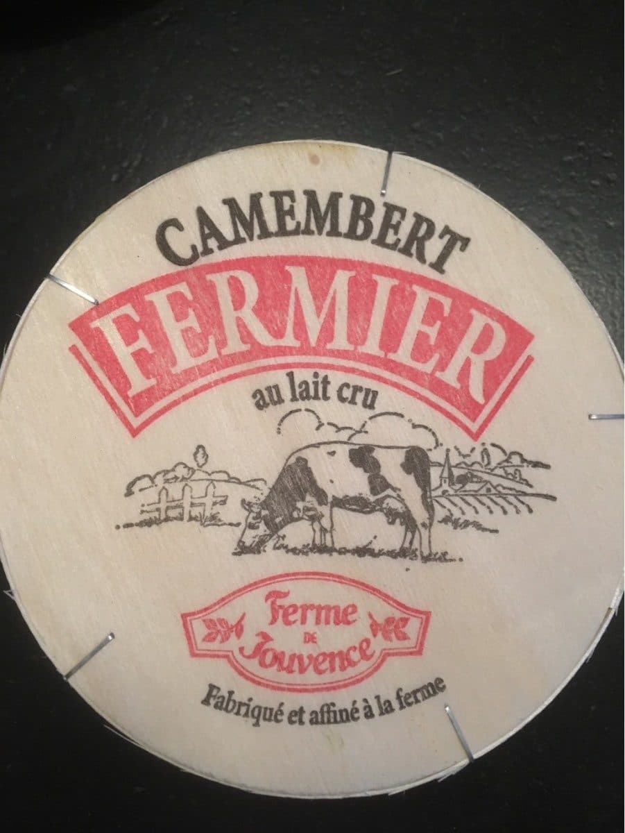 Ferme de Jouvance Camembert fermier au lait cru packshot