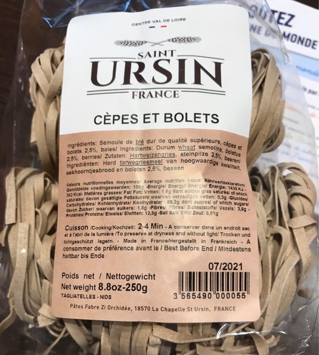 Open Food Facts Pates Saint Ursin Cèpes et Bolets packshot