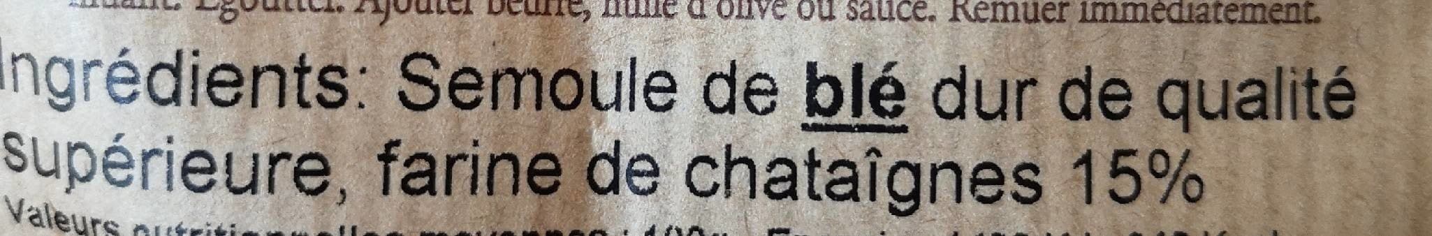 Pâtes Fabre Tagliatelles au châtaignes packshot