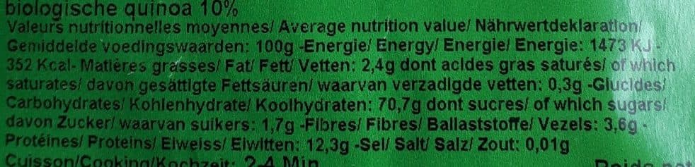 Pâtes Fabre Tagliatelle Au Quinoa Bio packshot