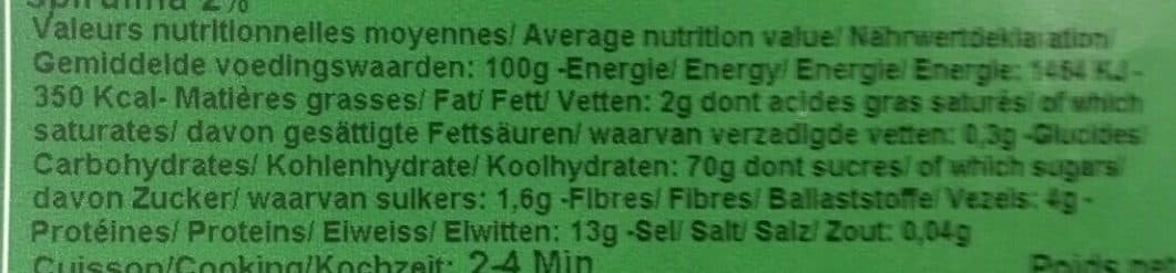 Pâtes Fabre Tagliatelle A La Spiruline packshot