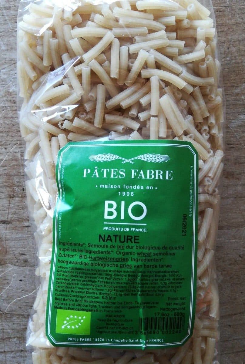 Pâtes Fabre Macaroni packshot