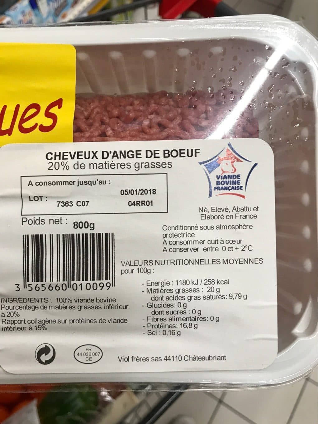 Castello Cheveux d'ange 20% packshot
