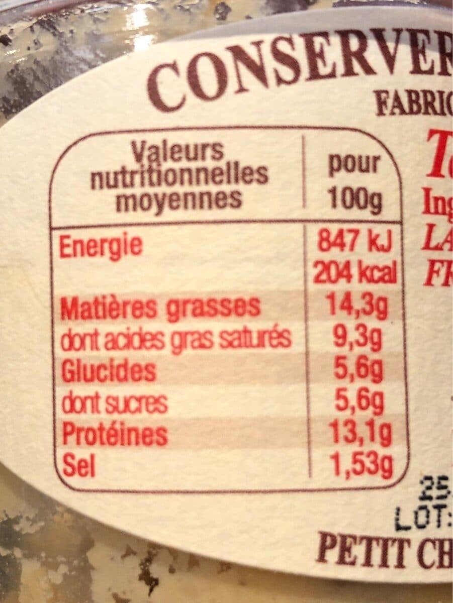 Conserverie St Christophe Terrine de bulot packshot