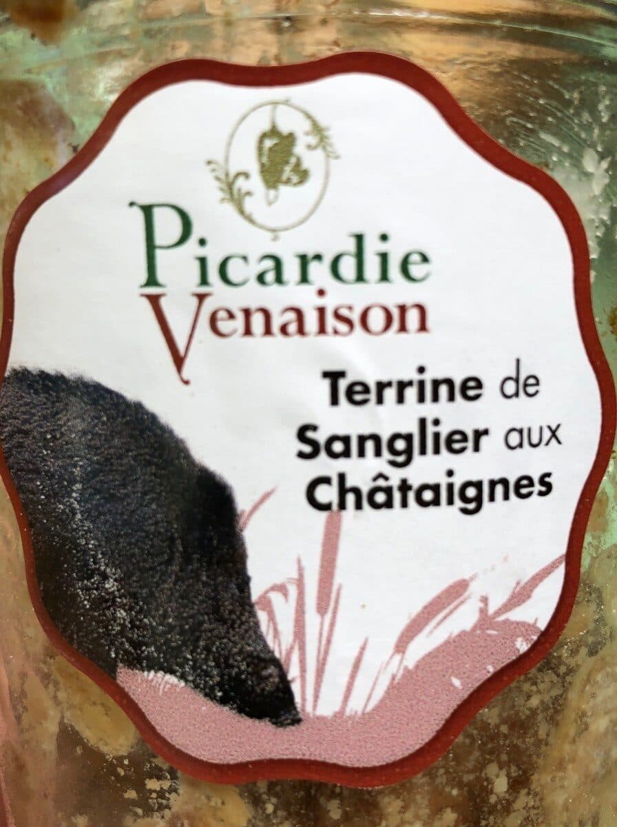 Picardie Venaison Terrine de sanglier aux chataignes packshot