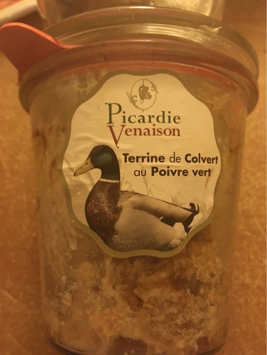 Picardie Venaison Terrine de colvert au poivre vert packshot