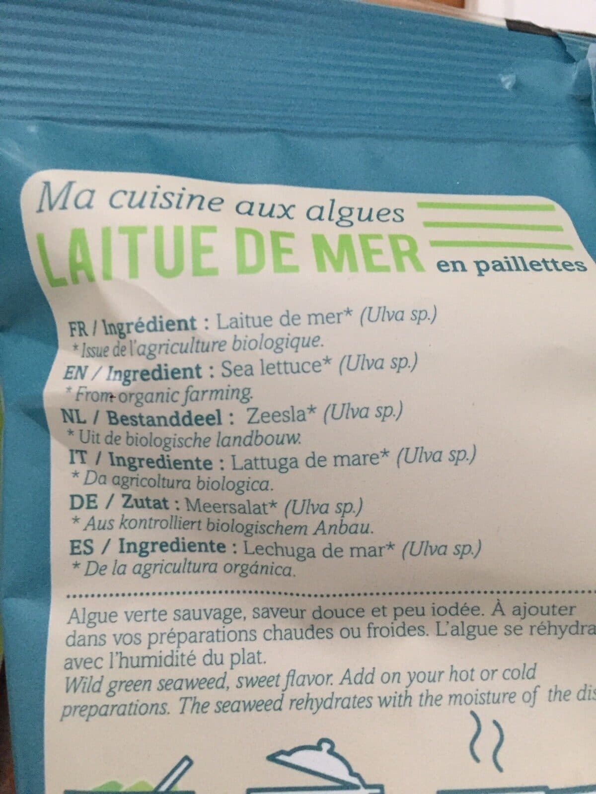 marinoë Marinoe Zeesla Vlokken Bio packshot