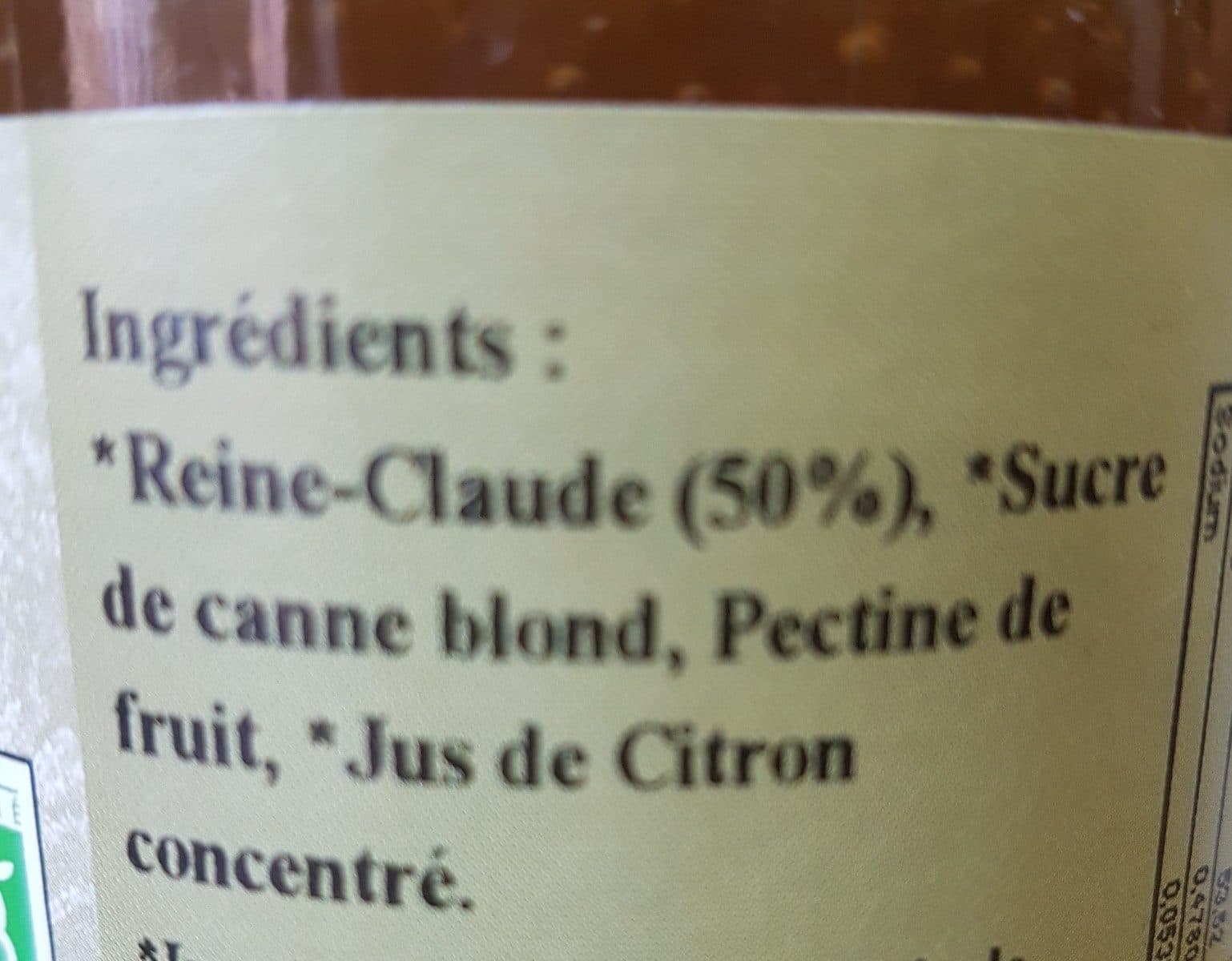 Sanofruit Confiture reine claude packshot