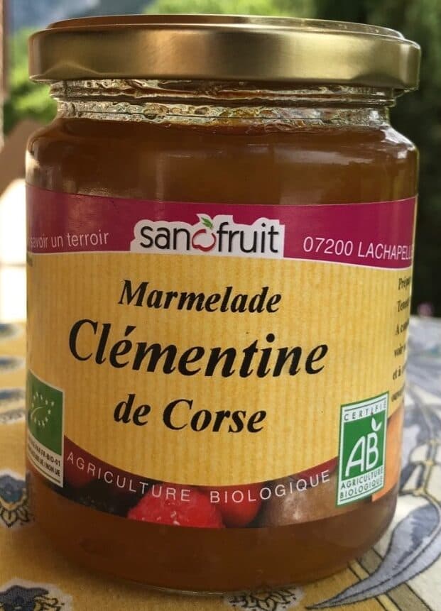 Les Vergers du Rayol Marmelade Clémentine de Corse packshot