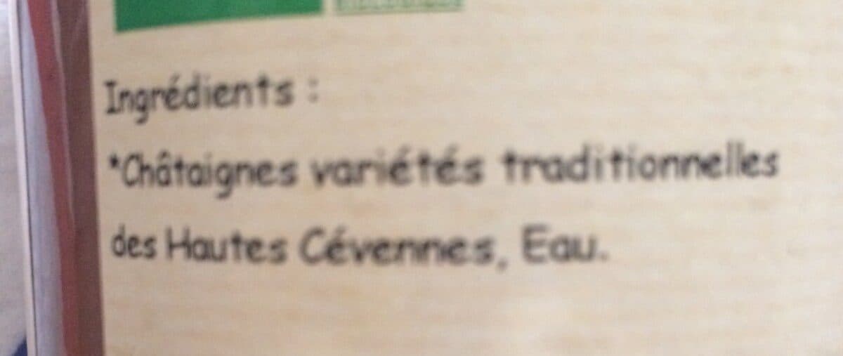 Sanofruit Purée de chataigne packshot