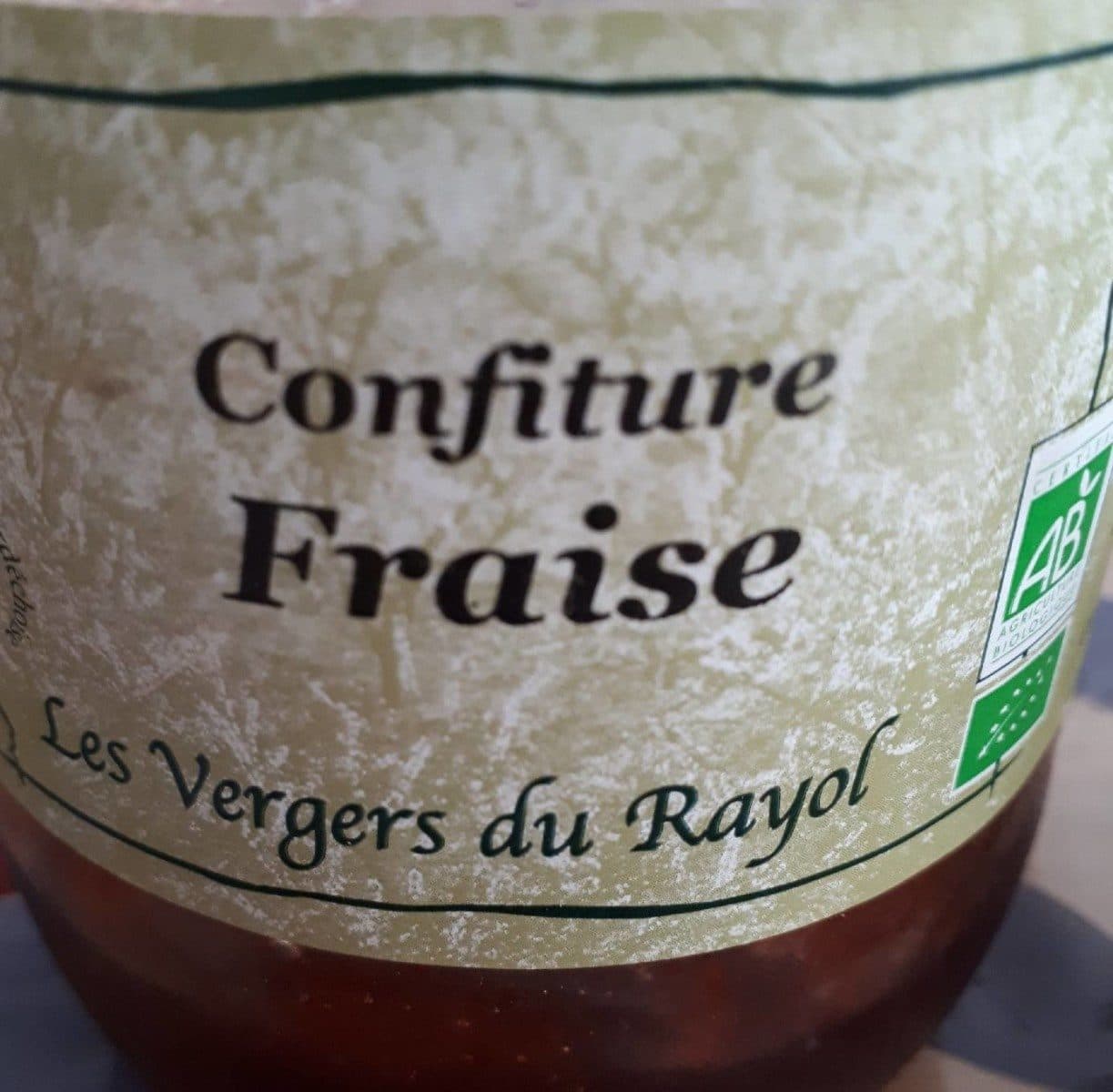 Les Vergers du Rayol Confiture Fraise packshot