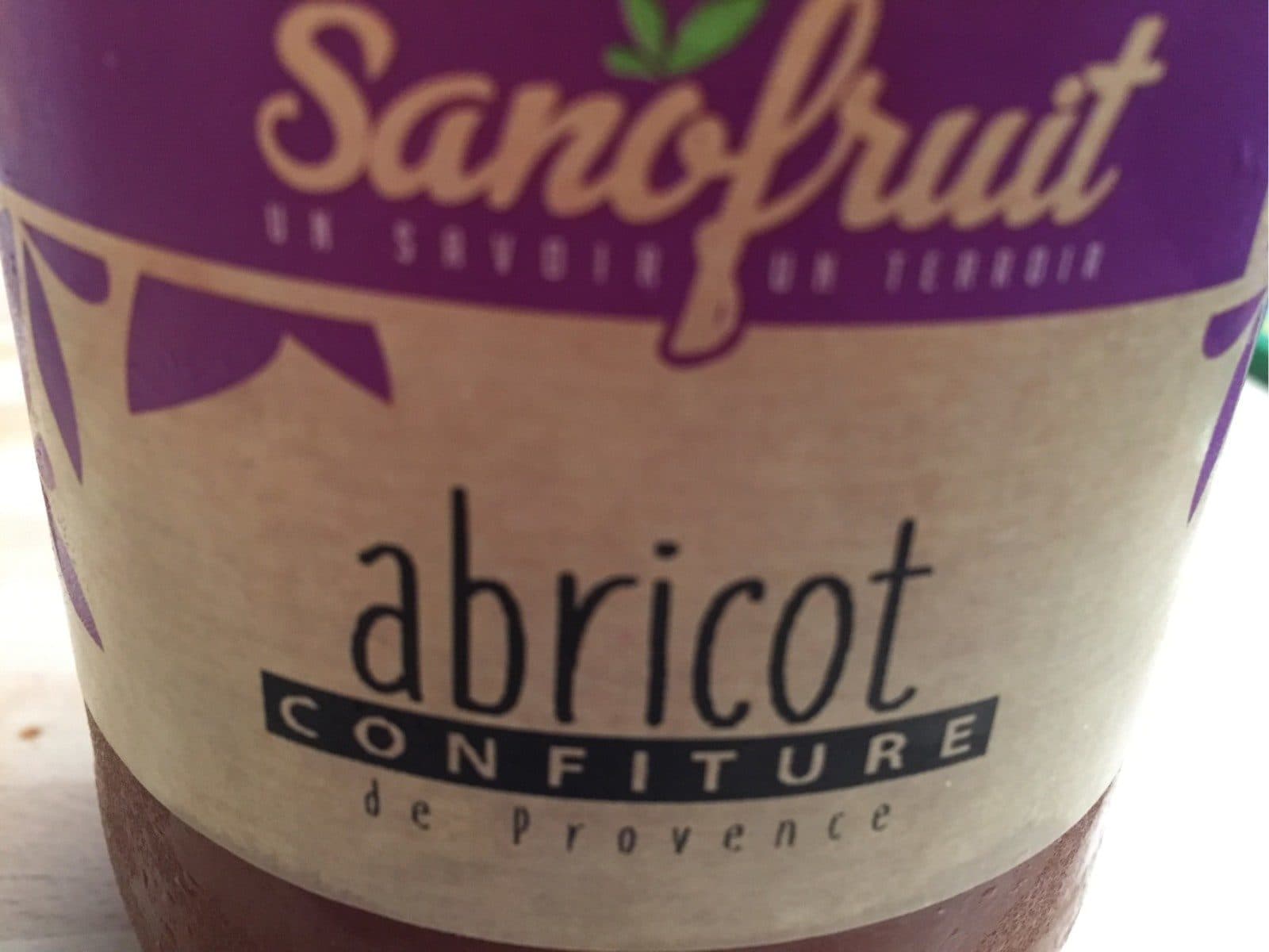 Sanofruit Confiture abricot packshot