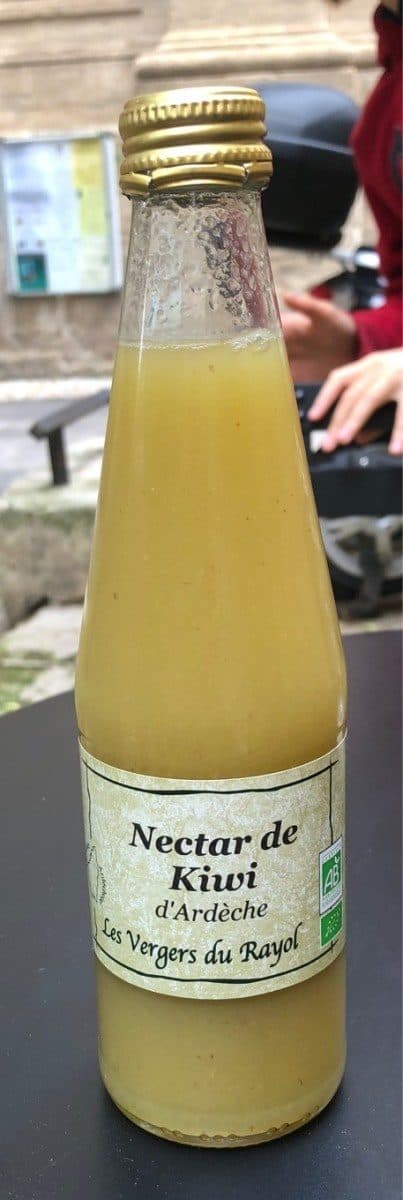 Les Vergers du Rayol Nectar de Kiwi d'Ardèche packshot