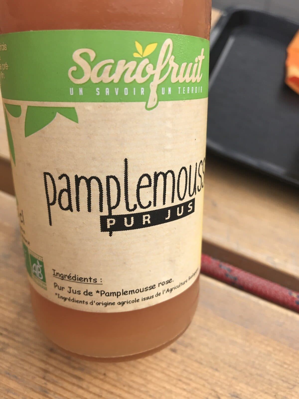 Sanofruit Jus de pamplemousse packshot