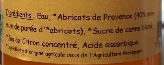 Sanofruit Abricot nectar de Provence packshot