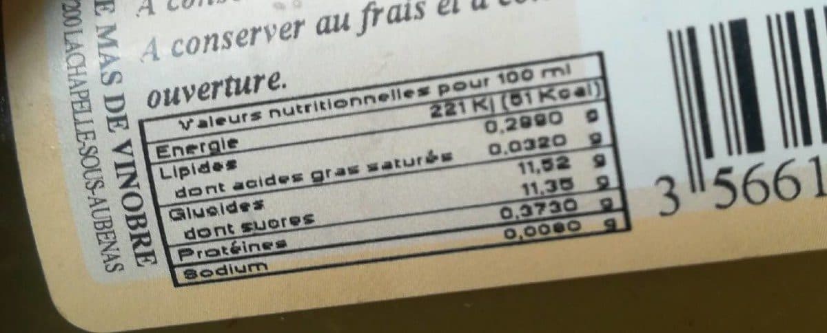 Le Mas de Vinobre Nectar de kiwi d'Ardèche packshot