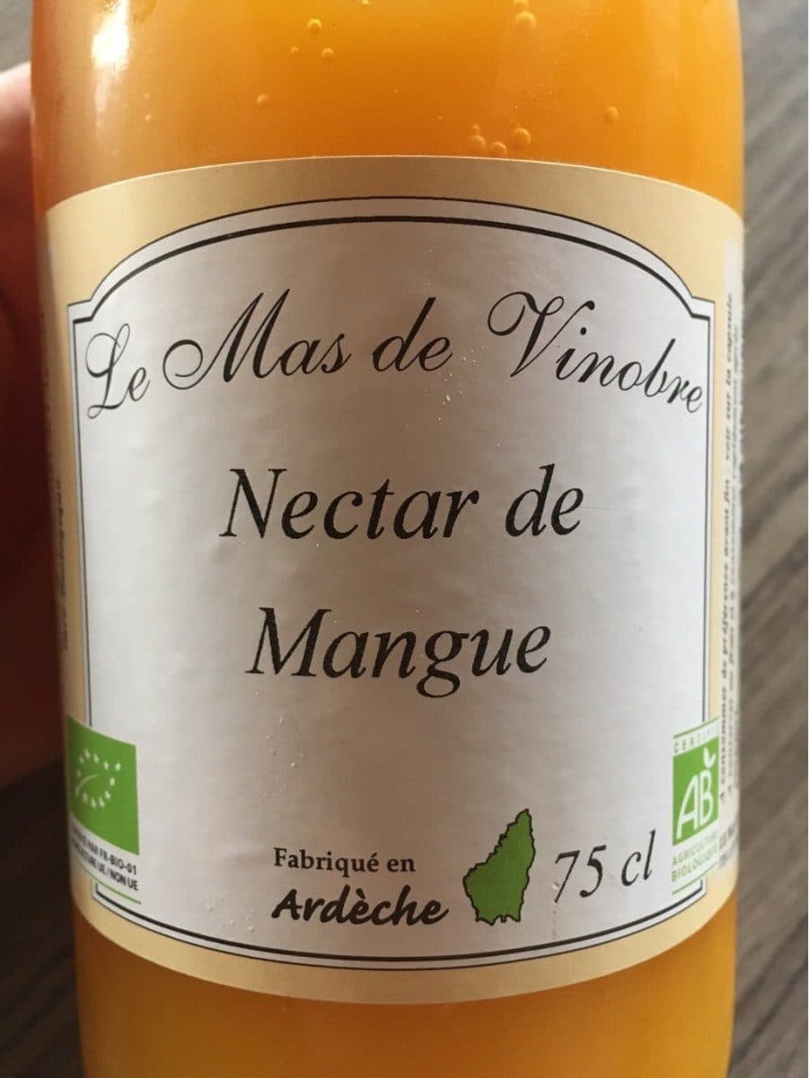 Le Mas de Vinobre Nectar de mangue packshot