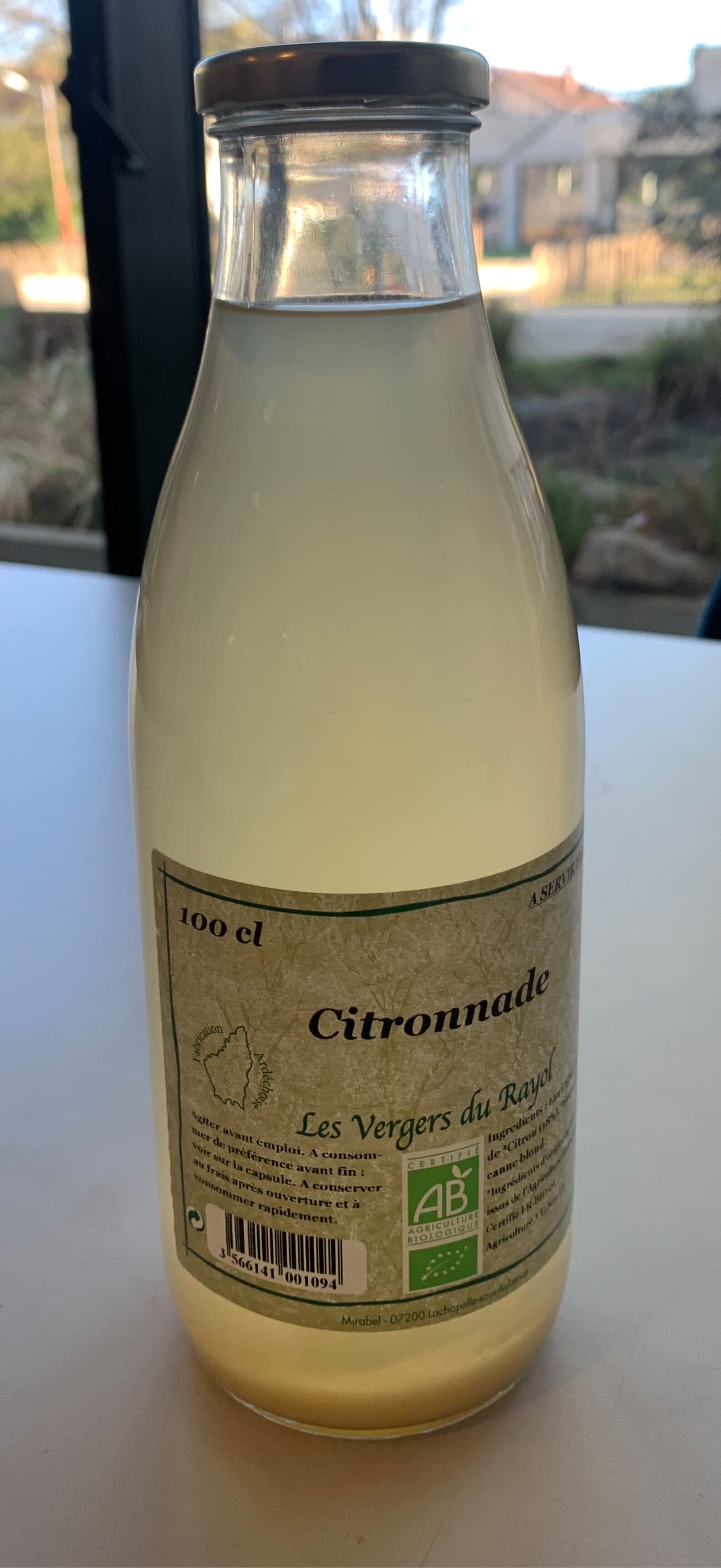 Les Vergers du Rayol Citronnade packshot