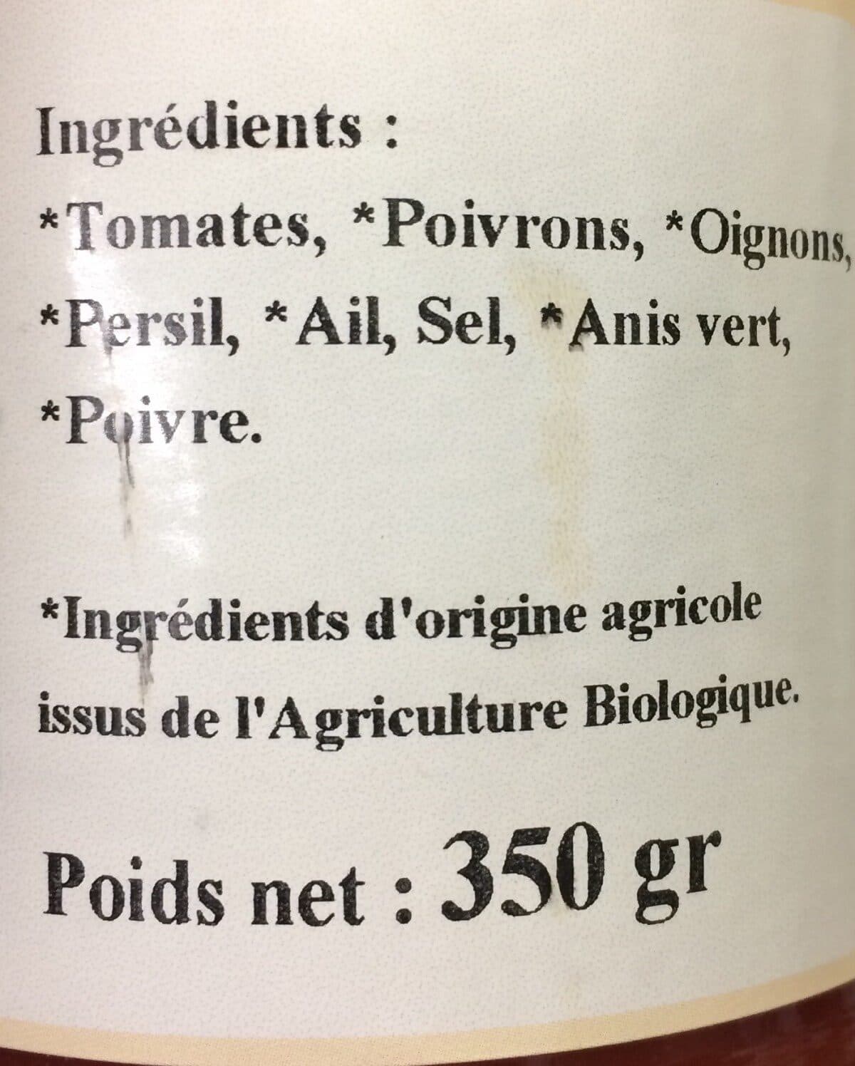 Le Mas de Vinobre Sauce poivronade packshot