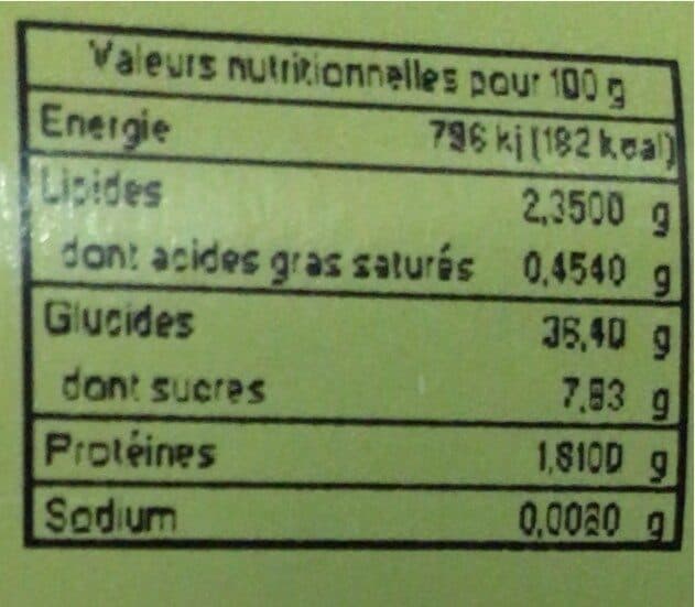 sanofruit Marrons au naturel packshot