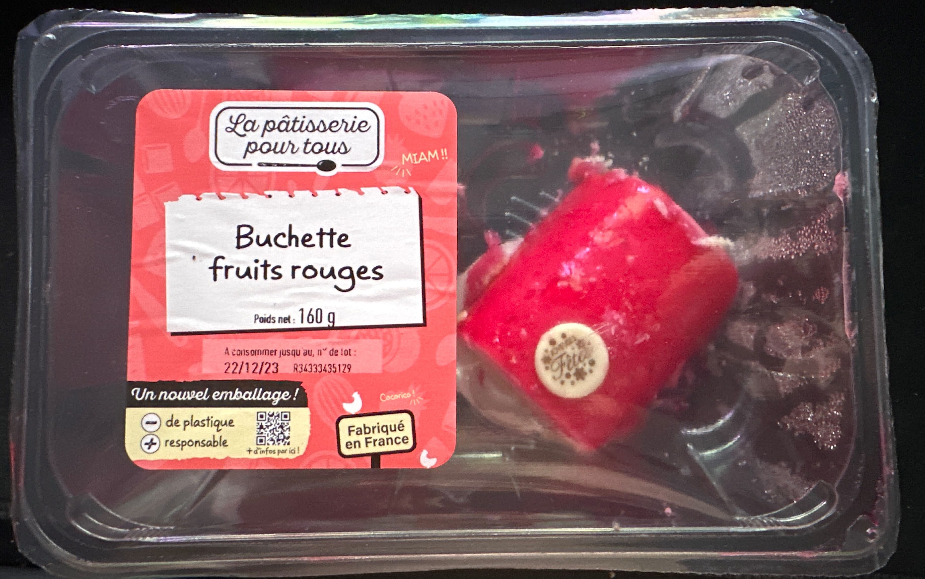 La Pâtisserie pour tous Buchettes fruits rouges packshot