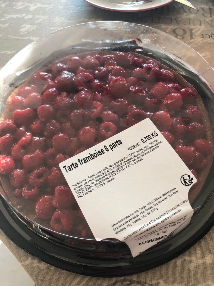 Hafner Service Tarte Framboise 6 Parts packshot