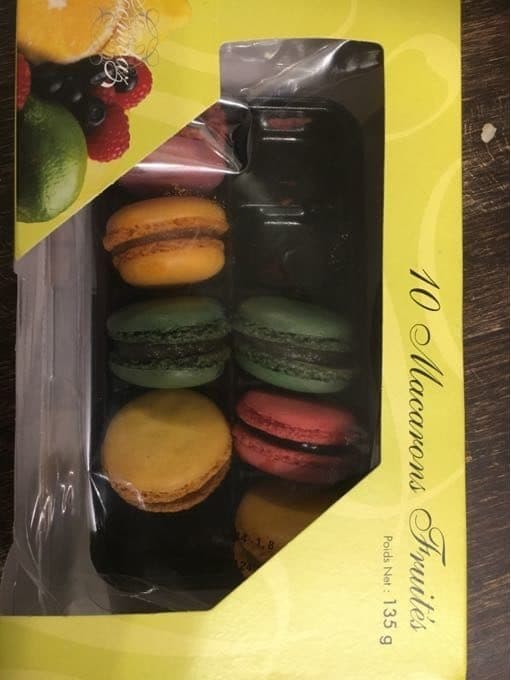 combaz 10 Macarons fruités packshot