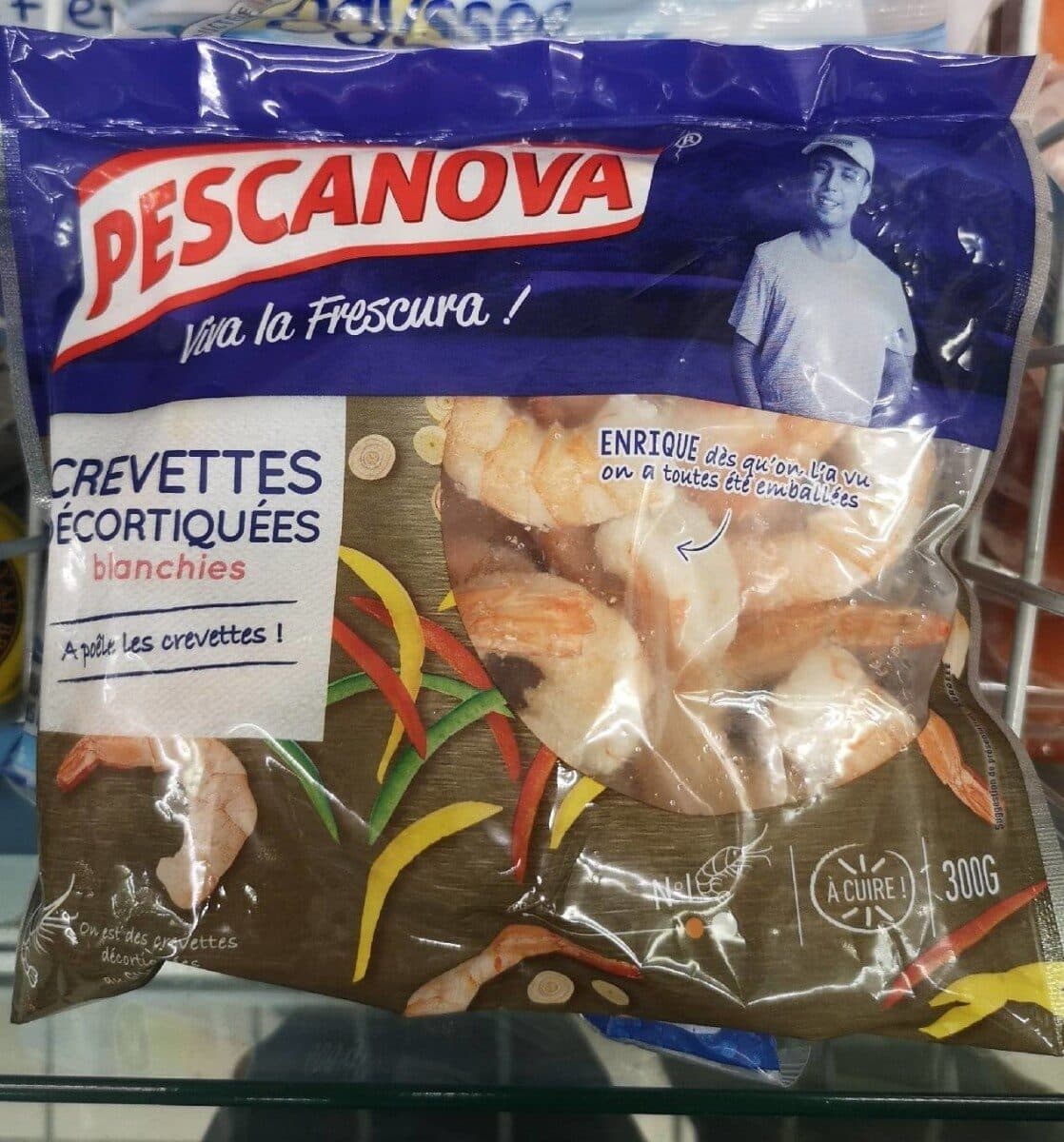Pescanova Queues de crevettes crues packshot