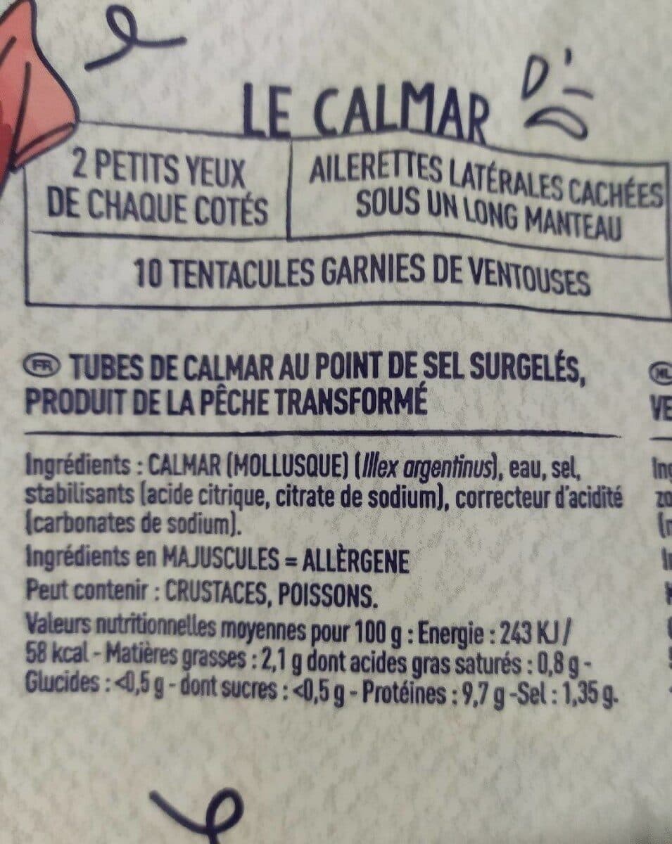 Pescanova Pescanova Tubes de calmar le sachet de 750 g packshot