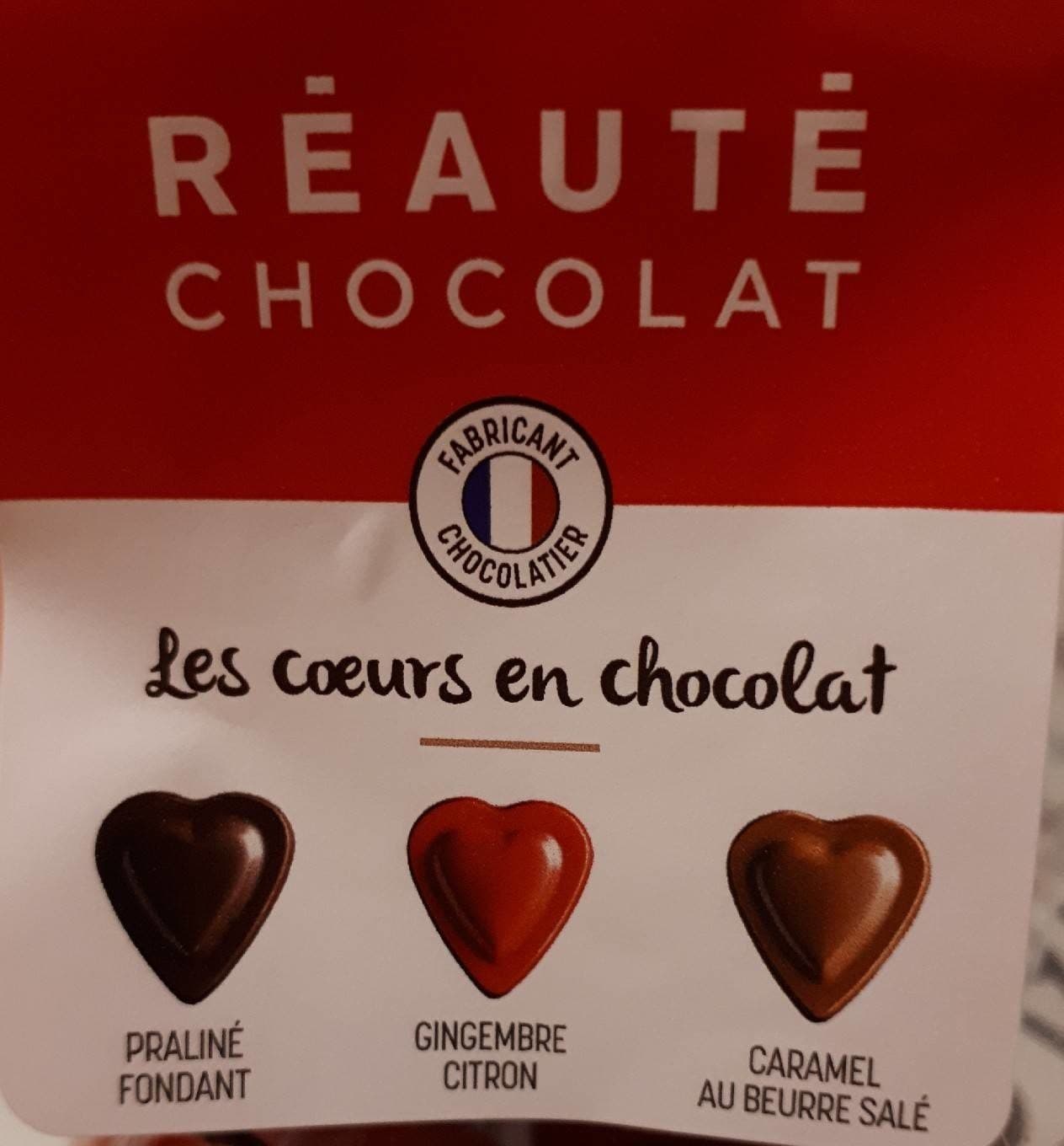 Réauté Les Cœurs en Chocolat packshot