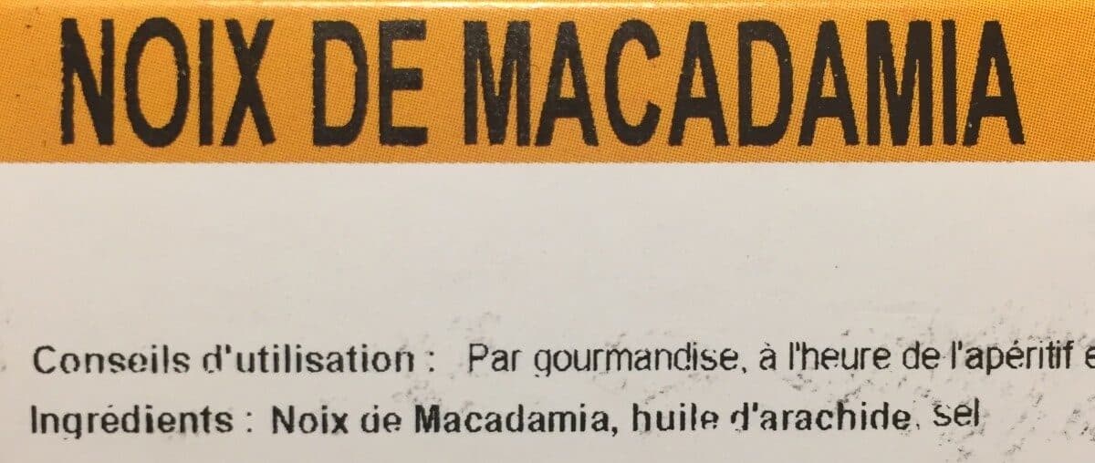 Croqu' Provence Noix de macadamia packshot