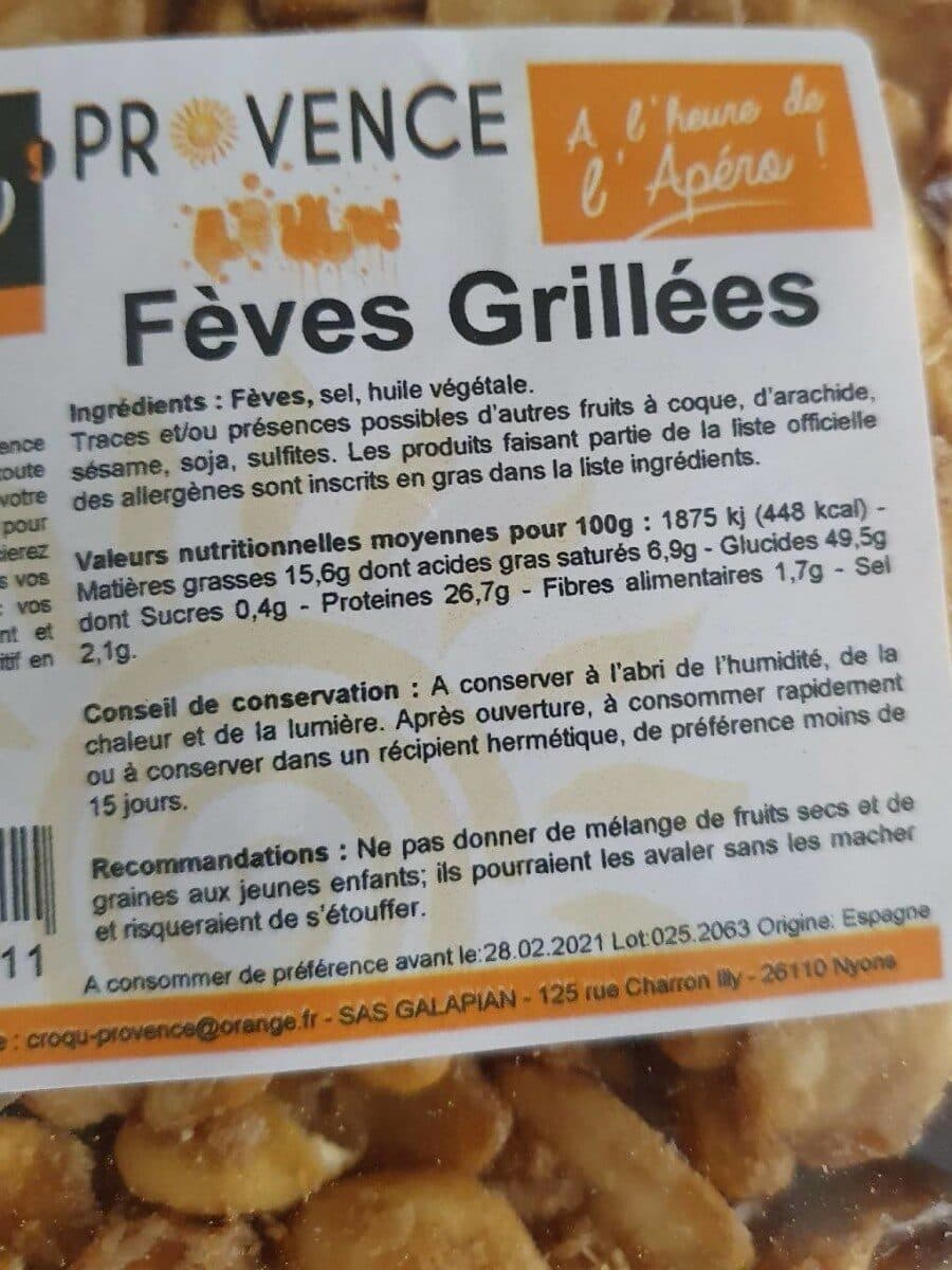 Open Food Facts Fèves Grillées packshot
