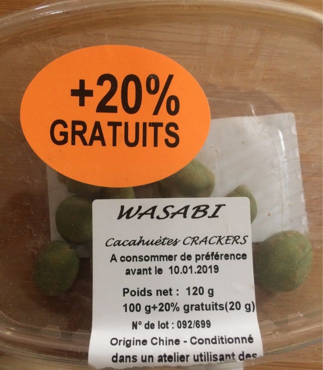 Open Food Facts Cacahuètes crackers packshot