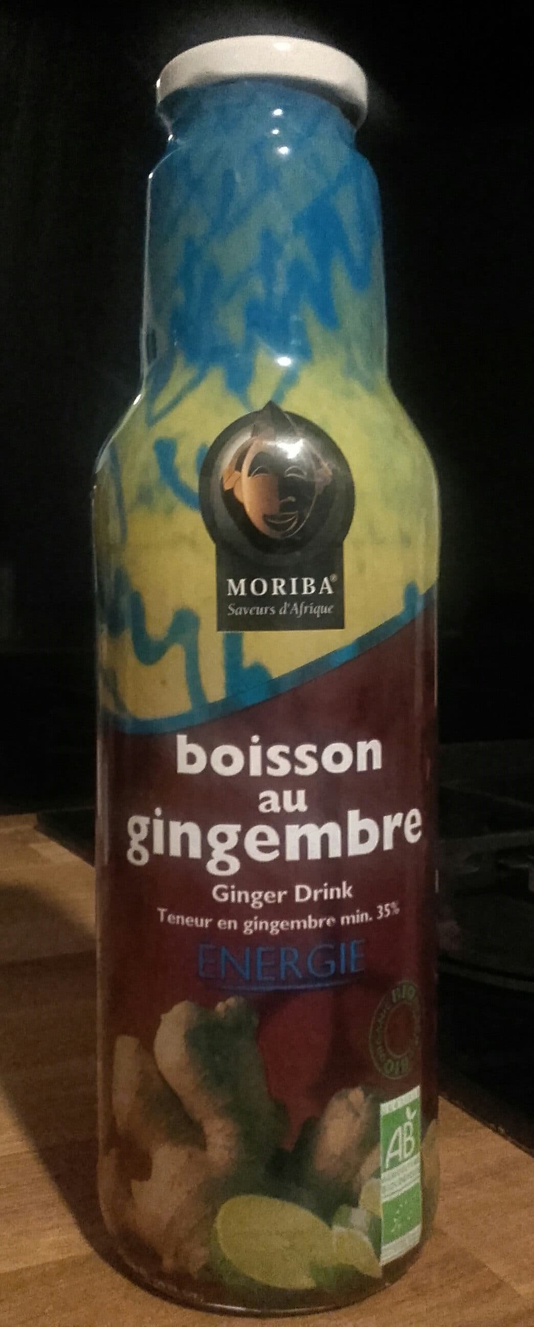 Moriba Boisson Au Gingembre Bio packshot