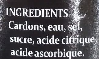 Jardins de Navarre Cardons au naturel packshot